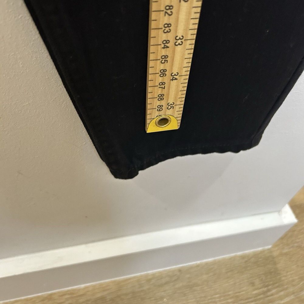 NWT Soft Surroundings Jeans Size 12 Black Fly Front Skinny Ankle Natural Waist - Picture 13 of 15